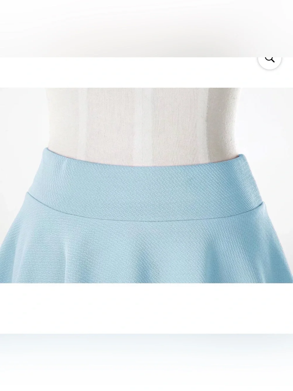 UrbanCoCo Light Blue Flared Skater Skirt - Women